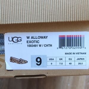 Ugg Leapord Print Loafers